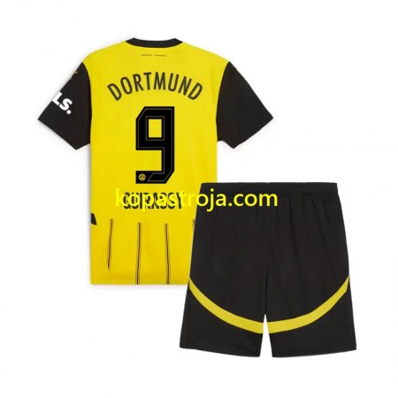 Billiga Fotbollströjor Borussia Dortmund Serhou Guirassy 9 Barn Hemma tröja 2024/25 Kortärmad